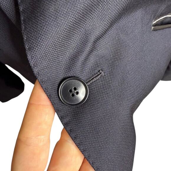 PATRICK HELLMANN  BLACK BLAZER JACKET sz 42L - Picture 4 of 16